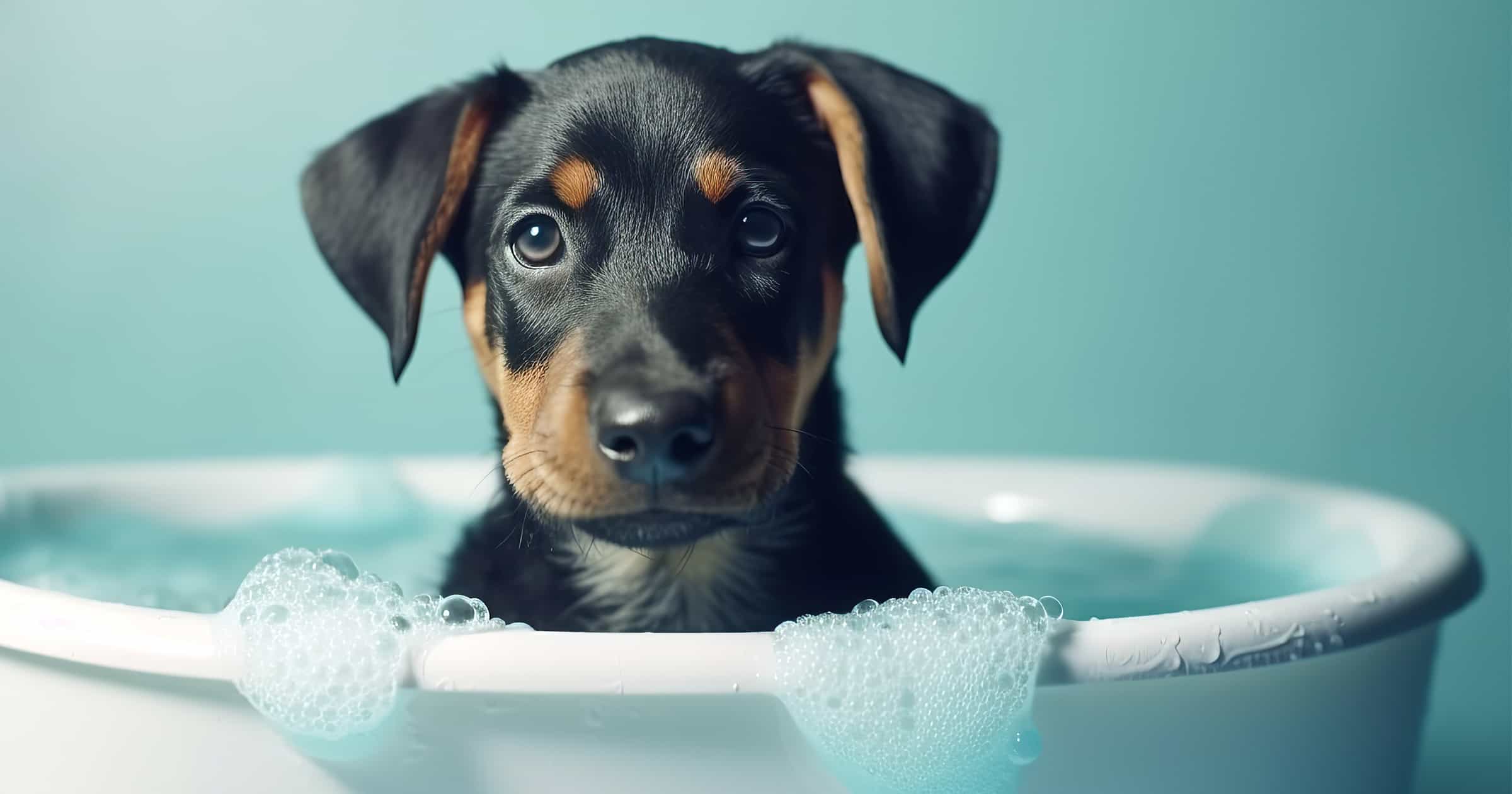 Soothing bath store for itchy dog